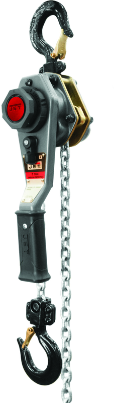 JLH Series 1 Ton Lever Hoist, 5' Lift with Overload Protection - USA Tool & Supply