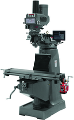 JTM-4VS Mill With Newall DP700 DRO With X-Axis Powerfeed and Power Draw Bar - USA Tool & Supply