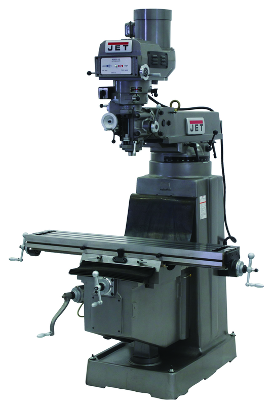 JTM-1050 Mill With ACU-RITE 200S DRO With X-Axis Powerfeed - USA Tool & Supply