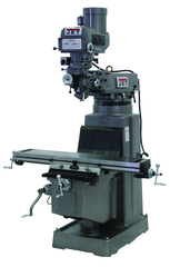 JTM-1050 Mill With 3-Axis ACU-RITE 200S DRO (Quill) and X-Axis Powerfeed - USA Tool & Supply