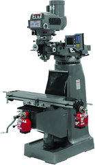 JTM-4VS Mill With 3-Axis ACU-RITE VUE DRO (Knee) With X and Y-Axis Powerfeeds - USA Tool & Supply