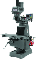 JTM-4VS Mill With 3-Axis ACU-RITE VUE DRO (Knee) With X, Y and Z-Axis Powerfeeds - USA Tool & Supply