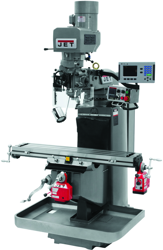 JTM-949EVS Mill With Acu-Rite 200S DRO With X and Y-Axis Powerfeeds - USA Tool & Supply