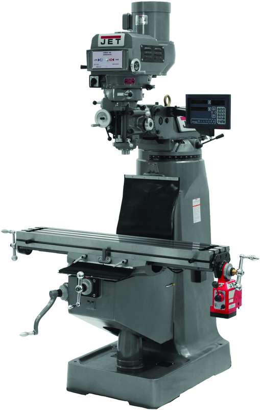 JTM-4VS-1 Mill With Newall DP700 DRO With X-Axis Powerfeed - USA Tool & Supply