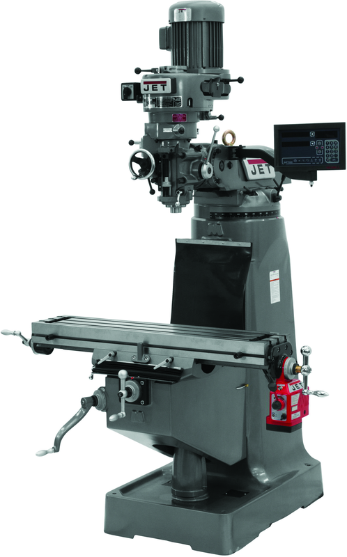 JTM-1 Mill With Newall DP700 DRO With X-Axis Powerfeed - USA Tool & Supply