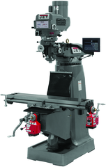 JTM-2 Mill With 3-Axis Newall DP700 DRO (Quill) With X and Y-Axis Powerfeeds - USA Tool & Supply