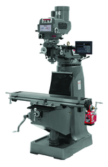 JTM-4VS Mill With 3-Axis Newall DP700 DRO (Knee) With X-Axis Powerfeed - USA Tool & Supply