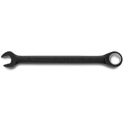 Proto Black Chrome Combination Non-Reversible Ratcheting Wrench 11 mm - Spline - USA Tool & Supply