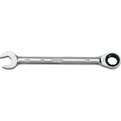 ‎Proto Full Polish Combination Non-Reversible Ratcheting Wrench 16 mm - 12 Point - USA Tool & Supply