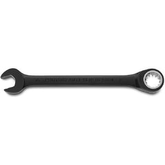 Proto Black Chrome Combination Non-Reversible Ratcheting Wrench 16 mm - Spline - USA Tool & Supply