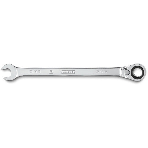 ‎Proto Full Polish Combination Reversible Ratcheting Wrench 5/16″ - 12 Point - USA Tool & Supply