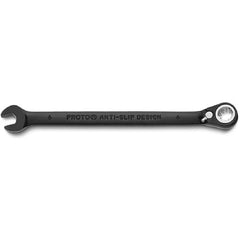 Proto Black Chrome Combination Reversible Ratcheting Wrench 6 mm - Spline - USA Tool & Supply
