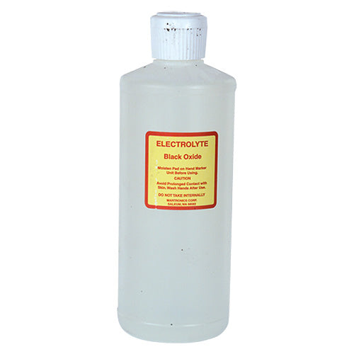 Electrolyte Solution - 16 oz - Black Oxide - USA Tool & Supply