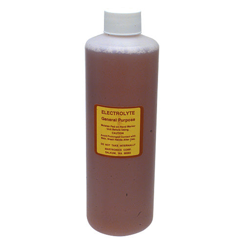 Electrolyte Solution - 16 oz - General Purpose - USA Tool & Supply