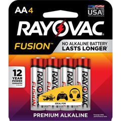 AA Fusion Alkaline Batteries-4Pk - USA Tool & Supply