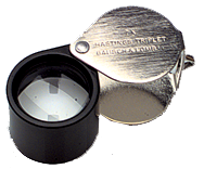 #816168 - 7X Power - 19.8mm Round - Hastings Triplet Folding Magnifier - USA Tool & Supply