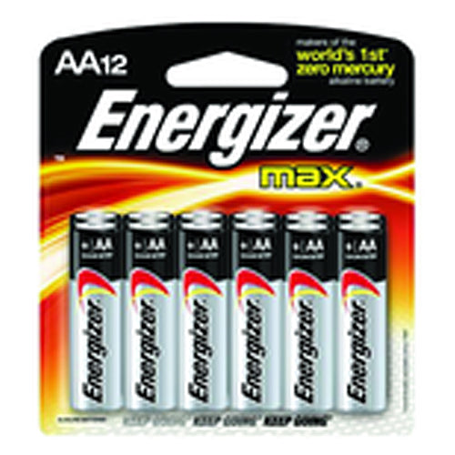 AA Max Alkaline Battery 12 Pack - USA Tool & Supply