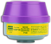 Organic Vapor/Acid Gasses - Filter Cartridges - USA Tool & Supply