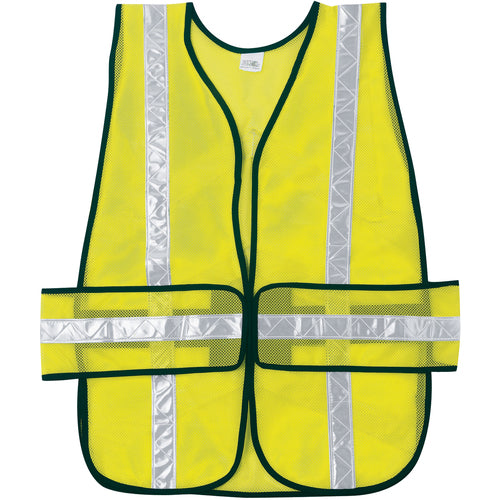 POLY SAFETY VEST 1 3/8 WH