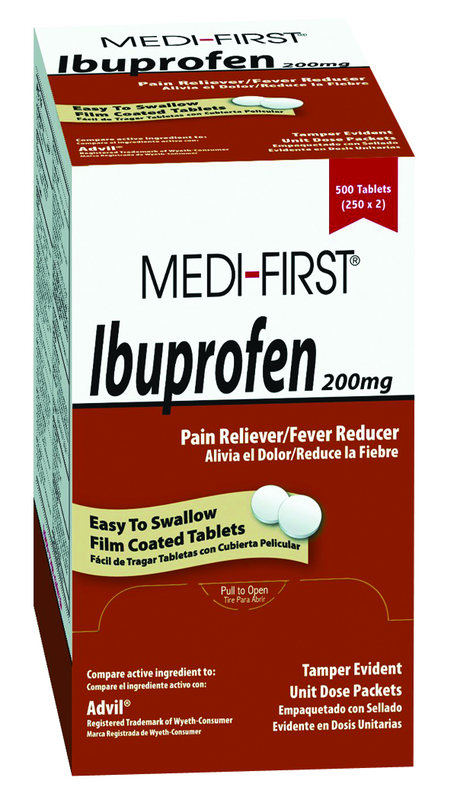 GENERIC IBUPROFEN 250 X 2 - USA Tool & Supply