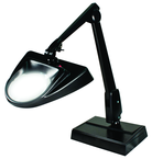 26" LED Magnifier 1.75X Desk Base W/ Floating Arm Hi-Lighter - USA Tool & Supply