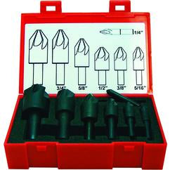 5 PC SET 82D 6FL CARB CSINK - USA Tool & Supply