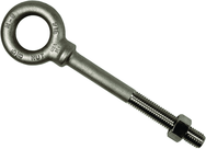 316 Stainless Steel Plain Pattern Nut Eye Bolt - 1/4-20 Thread; 1/2" Eye Dia. - USA Tool & Supply