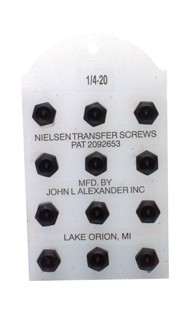 Nielsen Transfer Screw -- 3/8-24 (Set of 12) - USA Tool & Supply