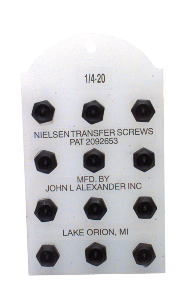 Nielsen Transfer Screw -- 1/4-3/8 (Set of 12) - USA Tool & Supply