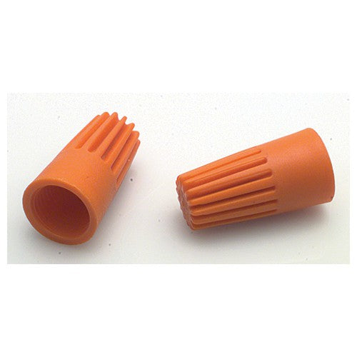 Wire Connectors - 22-14 Wire Range (Orange) - USA Tool & Supply