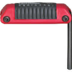 8 Pieces - Model 25582 - T6 - T25 - Fold-up Style-8 Key Torx Set - USA Tool & Supply