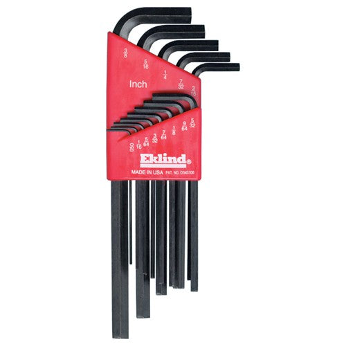 9 Pieces-1.5 mm-10 mm Long Arm Style - Hex Key Set - USA Tool & Supply