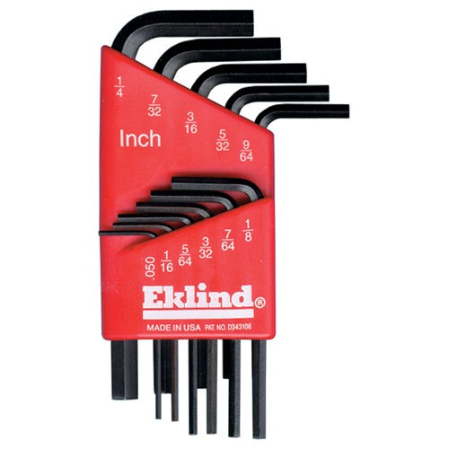 7 Pieces-1.5 mm-6 mm Long Arm Style - Ball End Hex Key Set - USA Tool & Supply