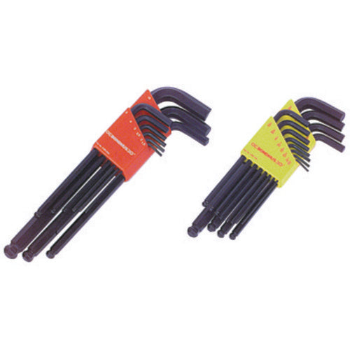 9 Pieces-1.5 mm-10 mm Long Arm Style - Hex Key Set - USA Tool & Supply