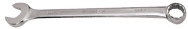 1'' - 14'' OAL - Chrome Satin Combination Wrench - USA Tool & Supply