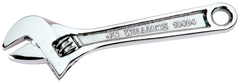 1-5/16'' Opening - 10'' OAL - Chrome Plated Adjustable Wrench - USA Tool & Supply