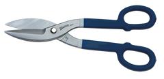 2-1/2'' Blade Length - 12'' Overall Length - Straight Cutting - Tinner Snips - USA Tool & Supply