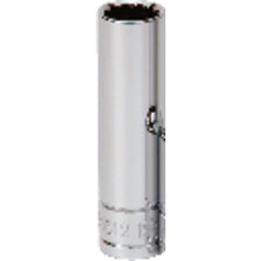 18MM 3/8 DR DEEP SOCKET 12PT - USA Tool & Supply