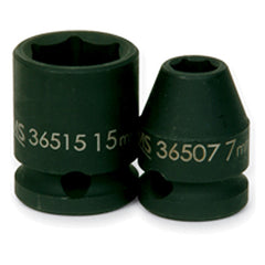 10 mm × 2 1/4″ Overall Length-3/8″ Drive-6 Point - Metric Deep Impact Socket - USA Tool & Supply