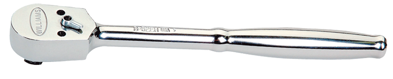 10-1/4" OAL - 3/8'' Drive - Narrow Pear Head - Reversible Ratchet - Plain Handle - USA Tool & Supply
