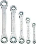 Snap-On/Williams (5 Piece) Straight Ratcheting Box Wrench Set - Inch - USA Tool & Supply