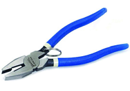 7" Electrician's Plier with Side Cutter- Cushion Grip Handle - USA Tool & Supply