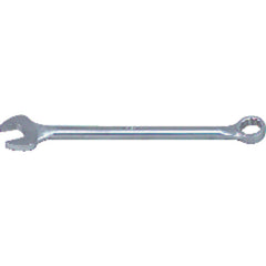 1/2″-7 3/16″ Overall Length - Chrome Plated 12 Point Combination Wrench - USA Tool & Supply