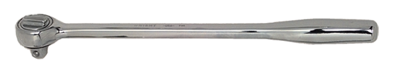 10" OAL - 3/8'' Drive - Round Head - Extra Long Reversible Ratchet - Plain Handle - USA Tool & Supply