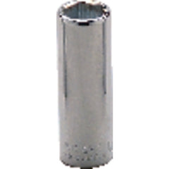 18 × 27.38 mm-3/8″ Drive-6 Point - Metric Standard Socket - USA Tool & Supply