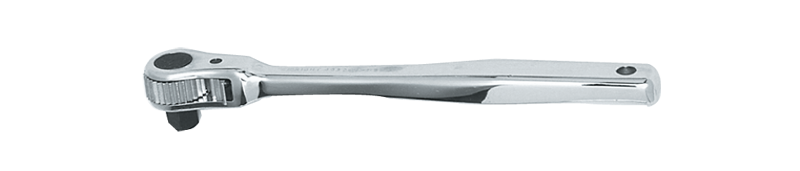 10-1/2" OAL - 1/2'' Drive - Open Head - Non-Reversible Ratchet - Plain Handle - USA Tool & Supply