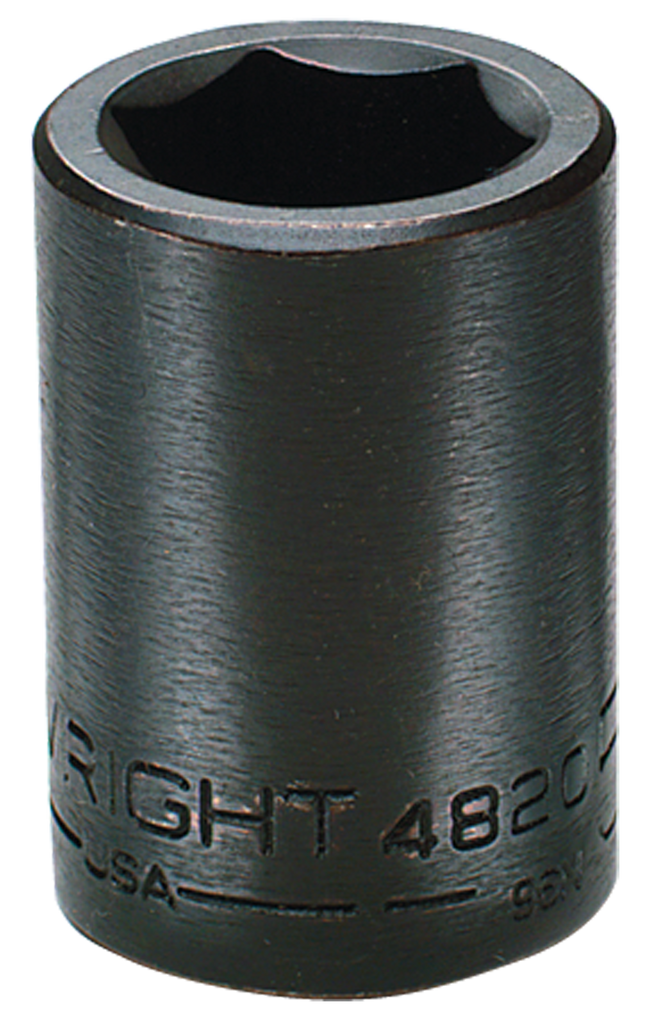 1-11/16 x 2-9/16" OAL - 3/4'' Drive - 6 Point - Standard Impact Socket - USA Tool & Supply