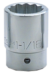 2-3/8 x 3-1/4" - 3/4" Drive - 12 Point - Standard Socket - USA Tool & Supply