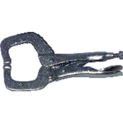 MIT Locking Grip C-Clamp - 3815 Plain Grip 1 3/4″ Capacity 6″ Long - USA Tool & Supply