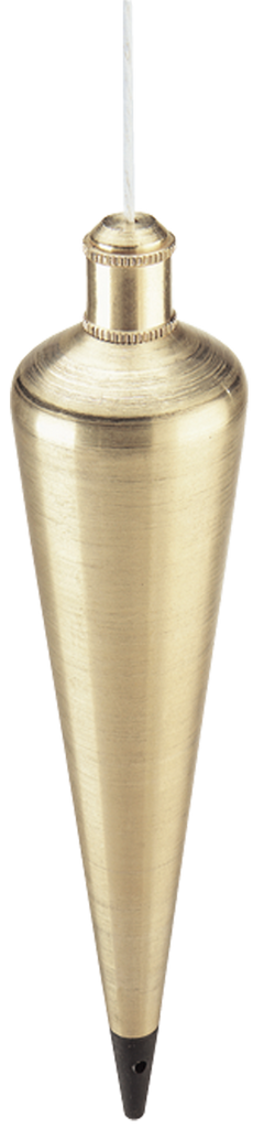 #800-12 - 12 oz - Brass Plumb Bob - USA Tool & Supply